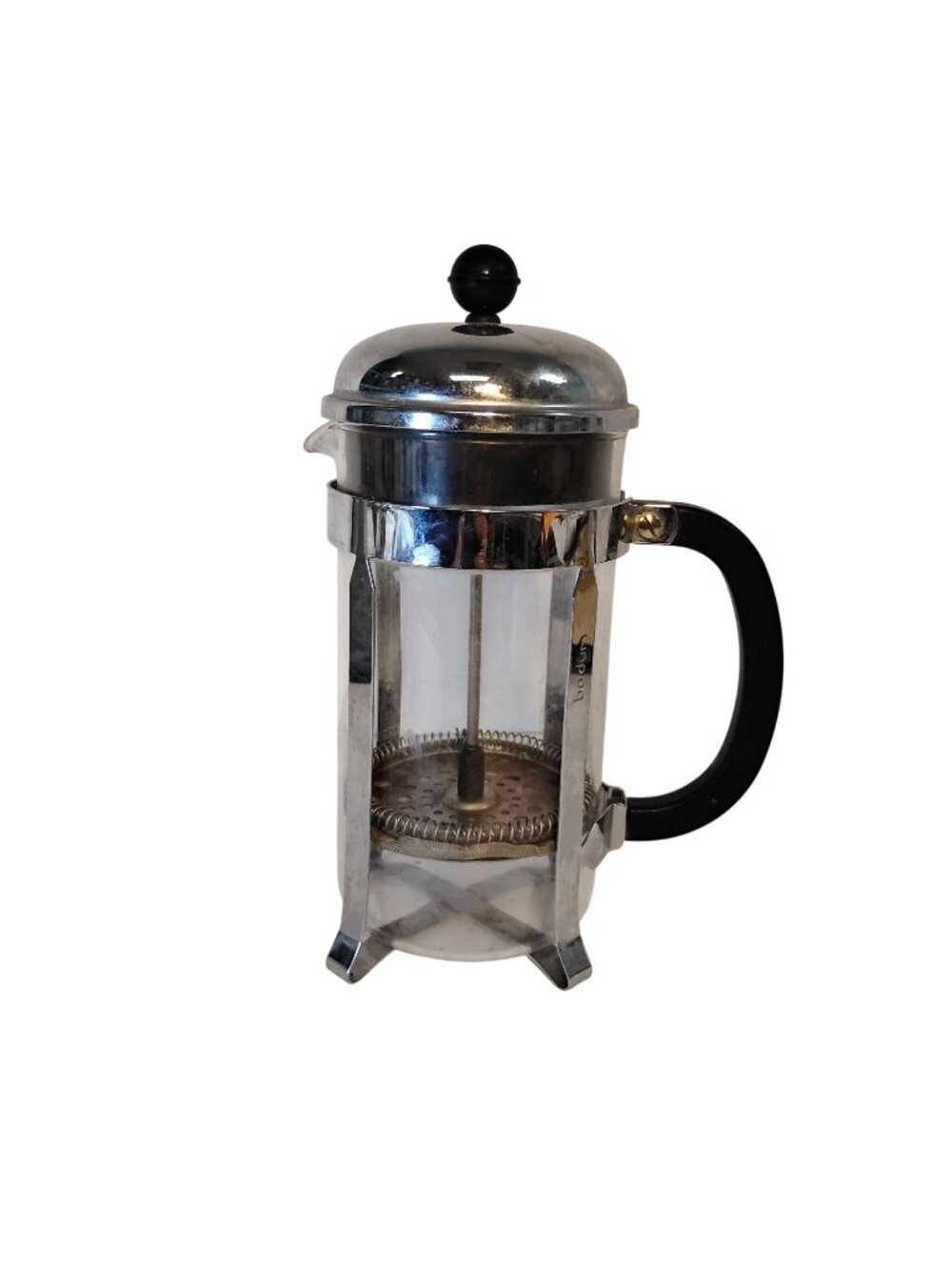 Bodum French Press Coffee Maker 8-Cup Stainless Steel & Glass